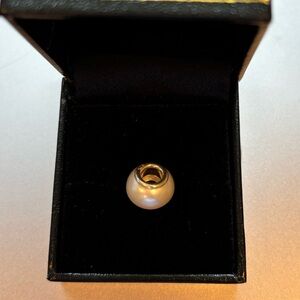 Pandora, white pearl bead